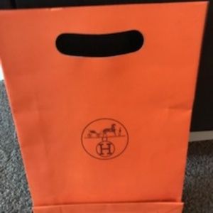 Hermes gift shopping bag